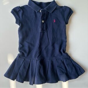Ralph Lauren Navy Polo Dress for Kids School Uniform
